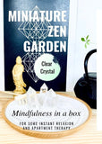 Fairy Garden Kit; Buddhist Figurine & Crystal Wand Zen Garden