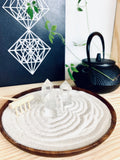 Zen garden; Altar; Healing crystal wand; mystical meditation decor; Mental health care package
